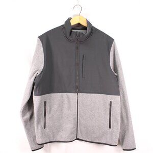 Wind River Grey Zip Up Fleece Sweater Original Tags Mens Size Medium